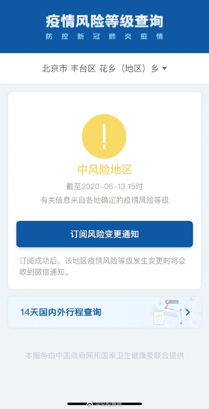 北京疫情风险等级〃北京疫情风险等级最新消息