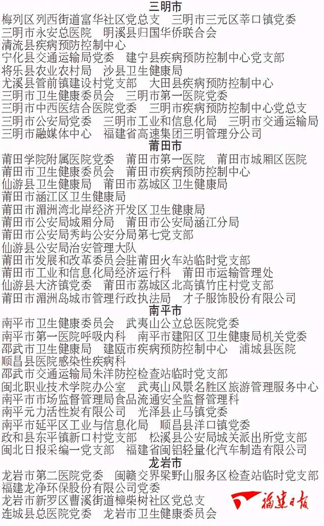 【福建最新疫情/福建最新疫情通知文件】