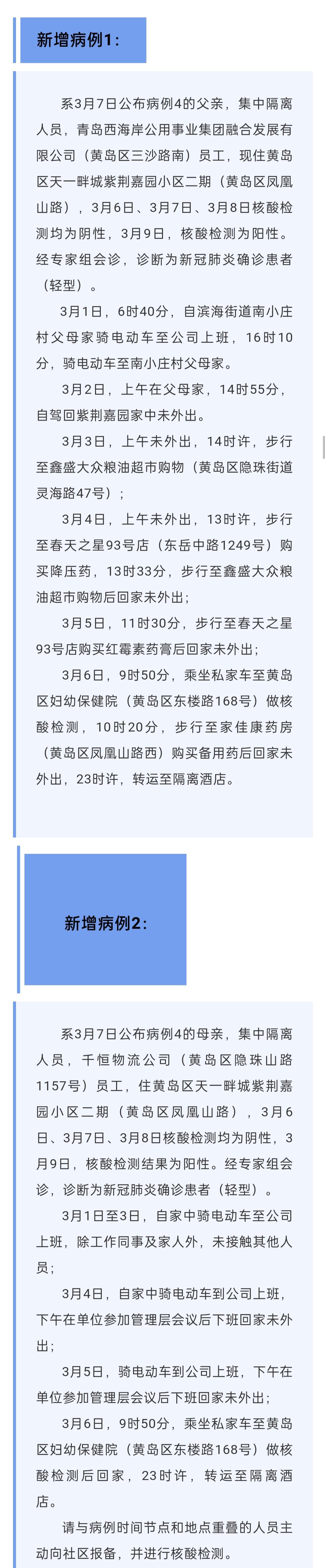 青岛疫情最新消息确诊19例〃青岛疫情最新动态消息-第2张图片